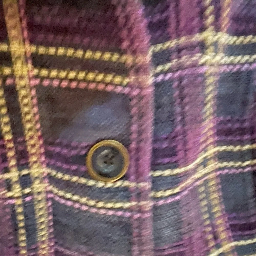 Christopher and Banks Purple Tweed Vest Small‎ - Picture 3 of 4